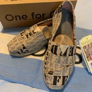 Tom’s Classics x Feed collaboration shoe SZ 5